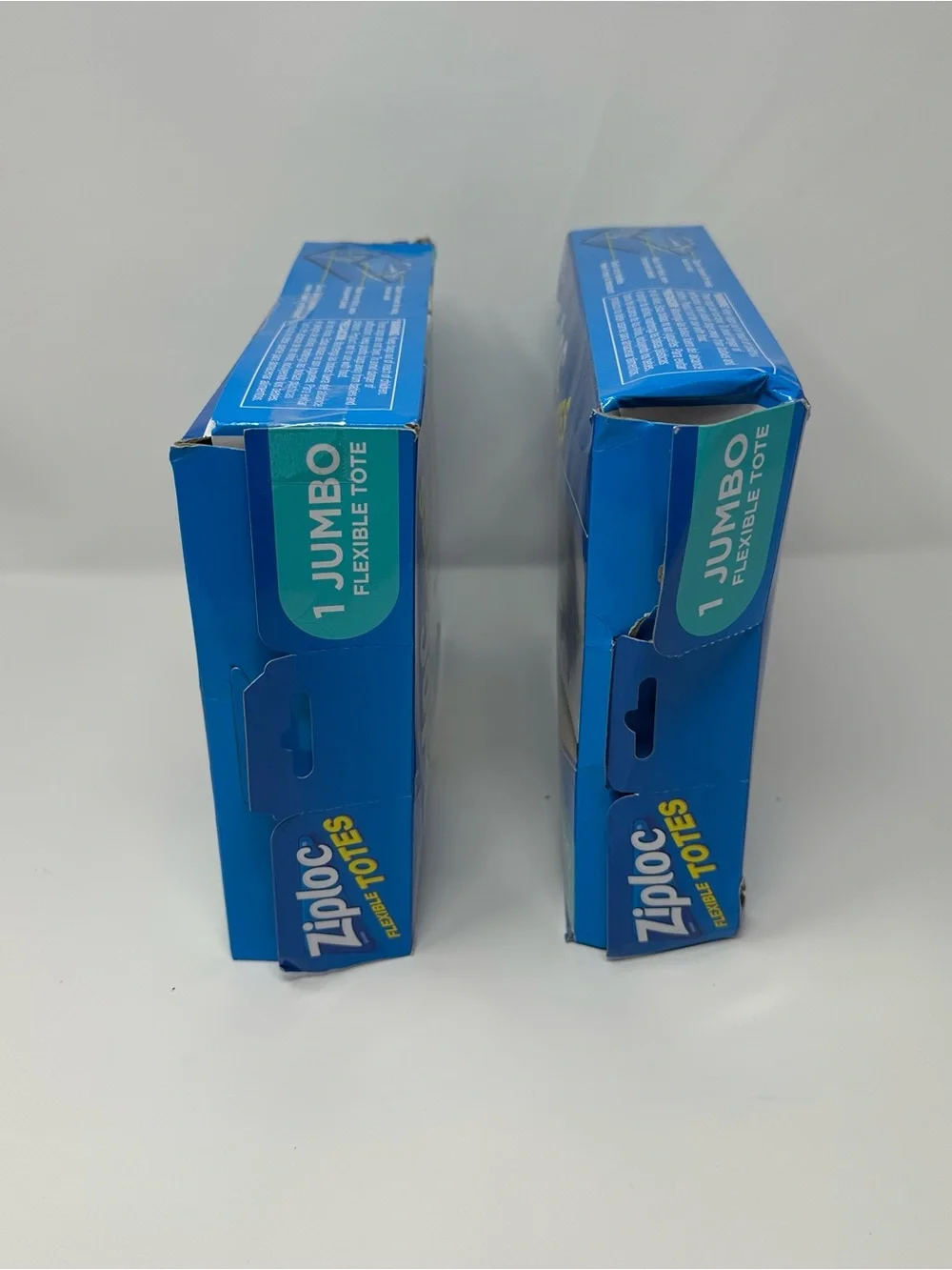 Set of Two Ziploc Flexible Totes Jumbo Reusable Storage Tote New open box, RARE
